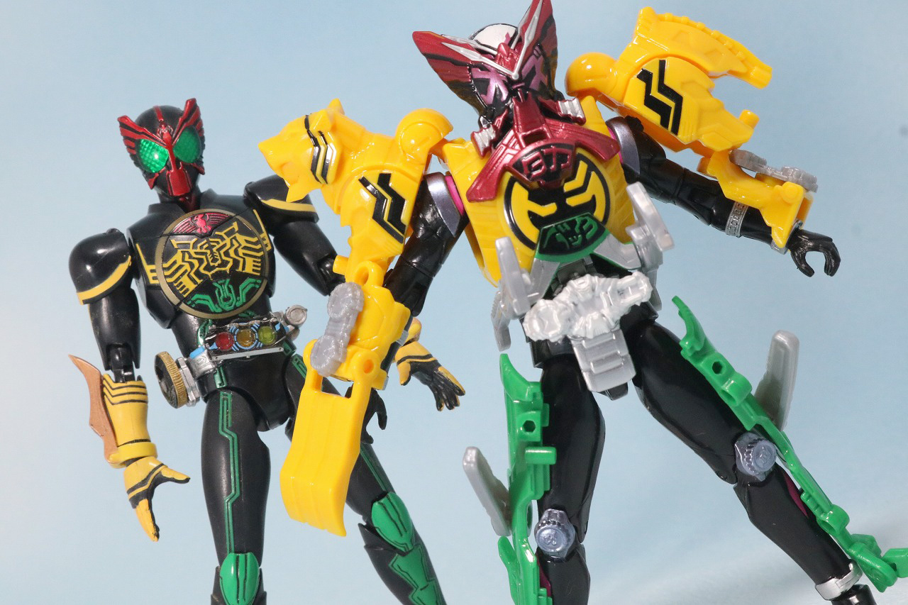 RKF　RIDER KICK'S FIGURE　オーズアーマー　レビュー　仮面ライダージオウ　アクション