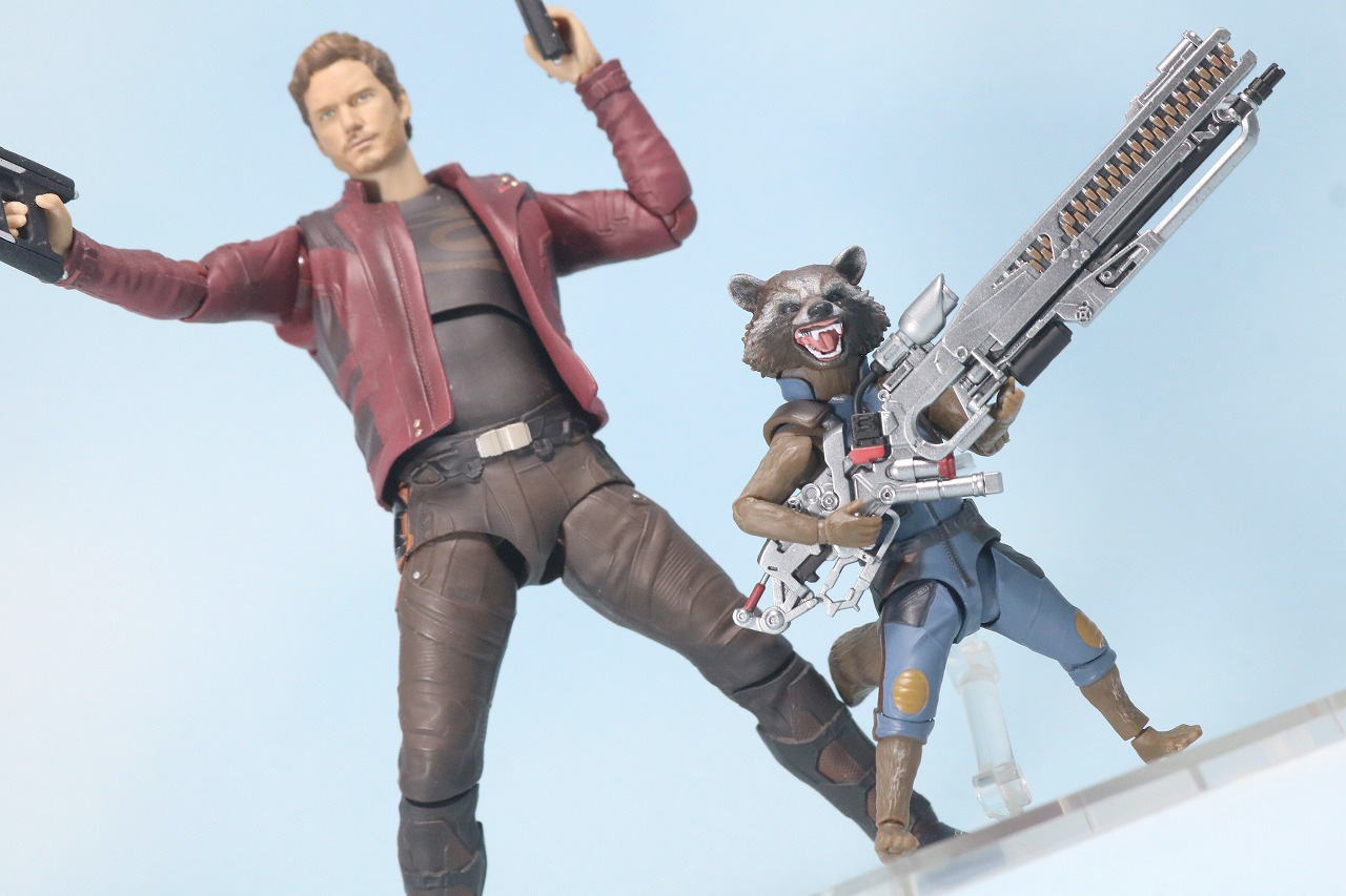 S.H.フィギュアーツ　ロケット・ラクーン　アベンジャーズ／インフィニティウォー　レビュー　アクション