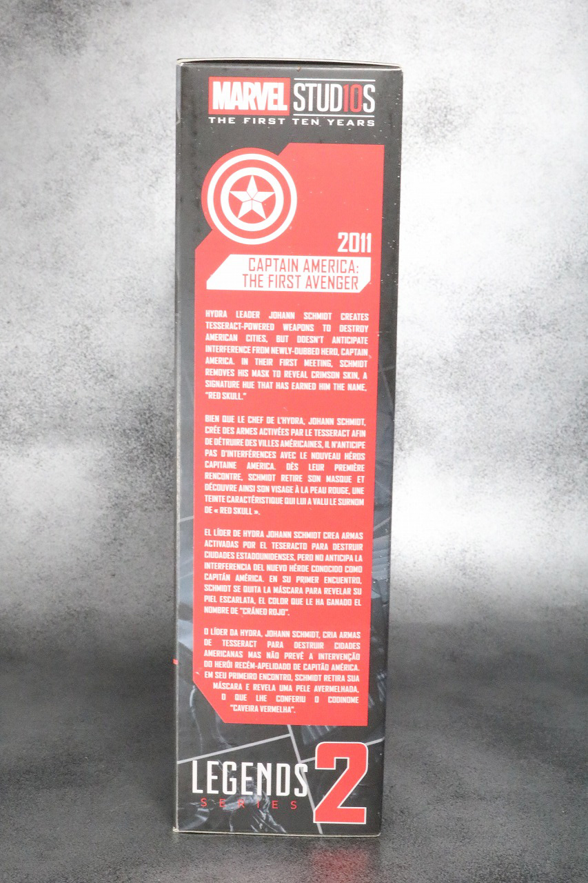 マーベルレジェンド　レッドスカル　レビュー　パッケージ