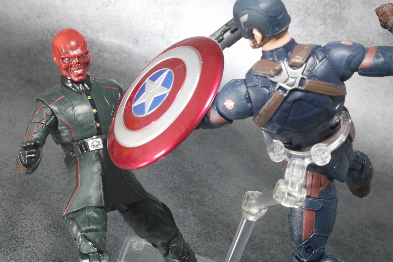 マーベルレジェンド　レッドスカル　レビュー　アクション　キャプテンアメリカ
