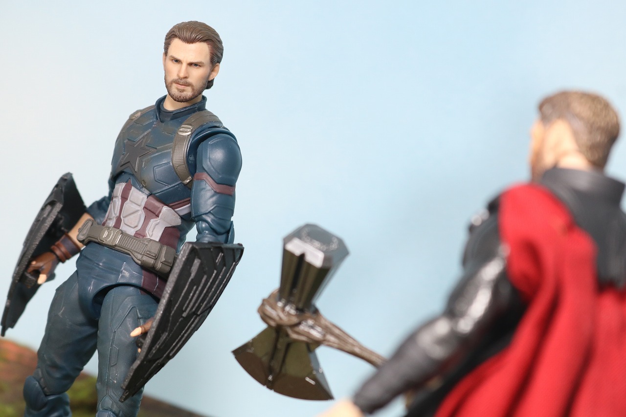 S.H.フィギュアーツ　ソー　アベンジャーズ／インフィニティウォー　レビュー　キャプテンアメリカ