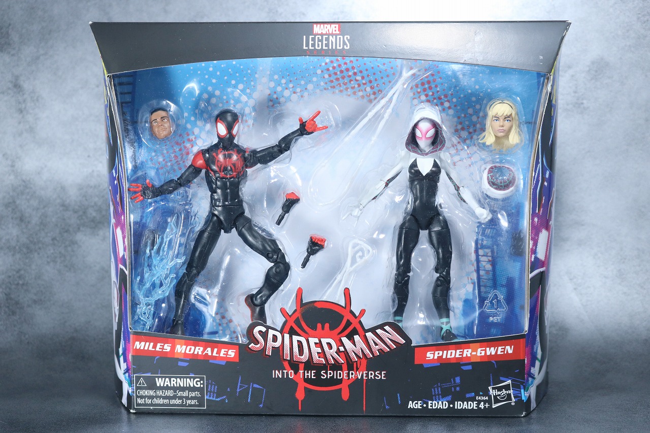 マーベルレジェンド　スパイダーグウェン　レビュー　スパイダーバース　パッケージ