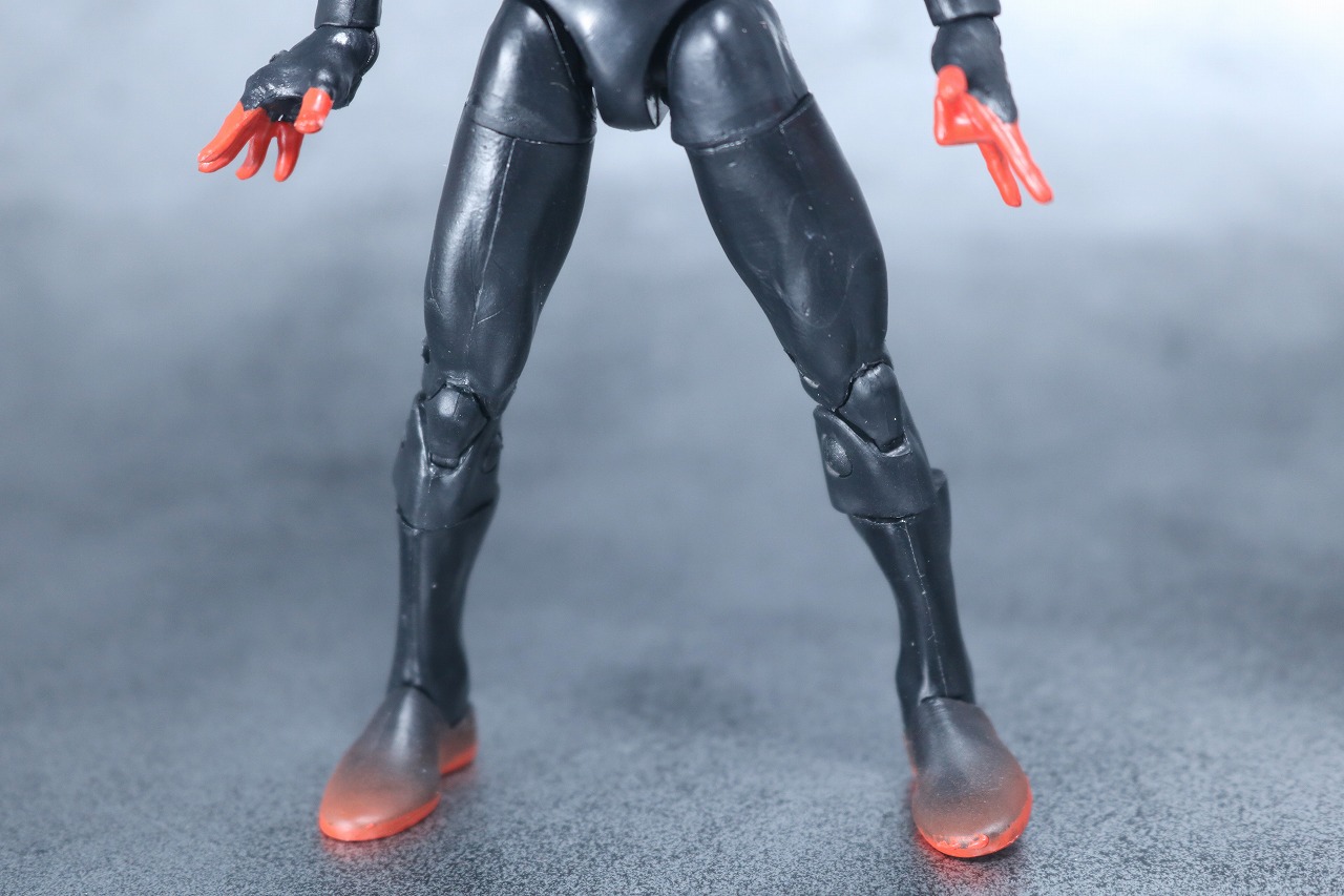 マーベルレジェンド　スパイダーマン　マイルス・モラレス　スパイダーバース　レビュー　全身