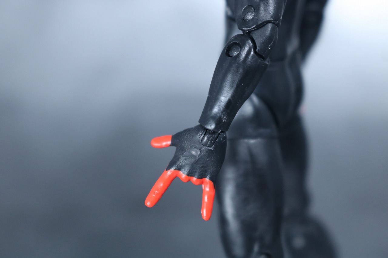 マーベルレジェンド　スパイダーマン　マイルス・モラレス　スパイダーバース　レビュー　全身