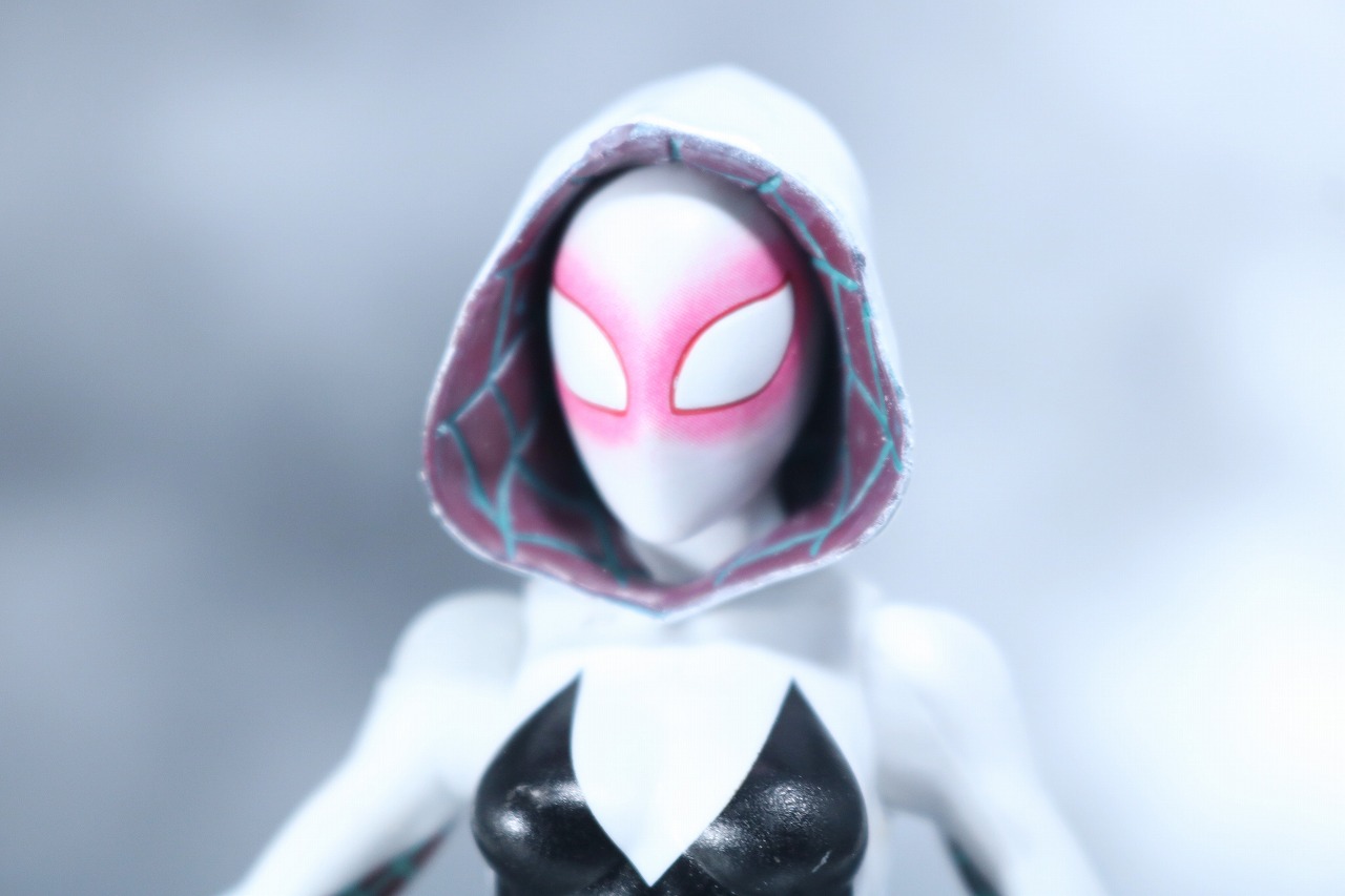 マーベルレジェンド　スパイダーグウェン　レビュー　スパイダーバース　全身