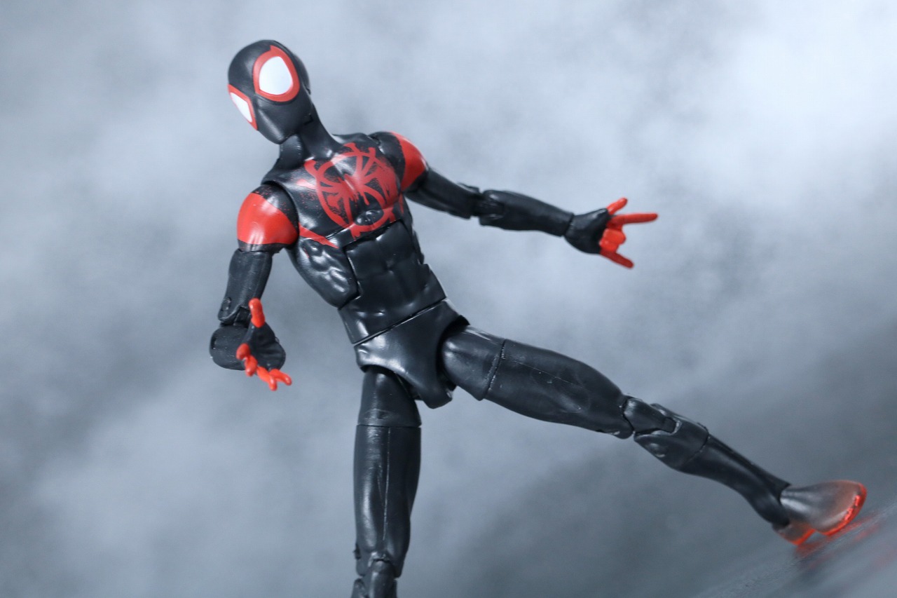 マーベルレジェンド　スパイダーマン　マイルス・モラレス　スパイダーバース　レビュー　アクション
