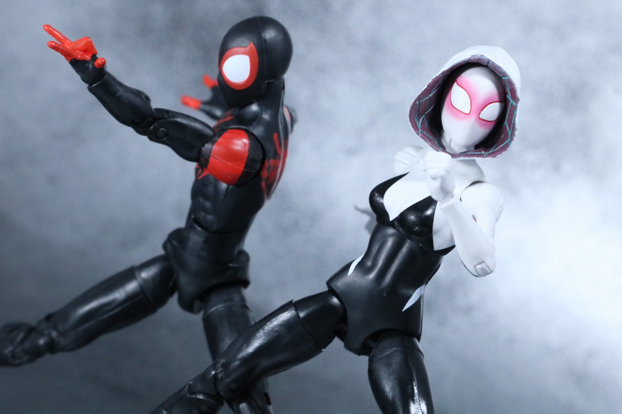 マーベルレジェンド　スパイダーグウェン　レビュー　スパイダーバース　アクション