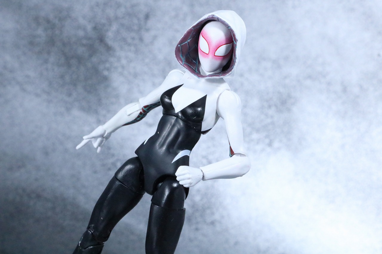 マーベルレジェンド　スパイダーグウェン　レビュー　スパイダーバース　アクション