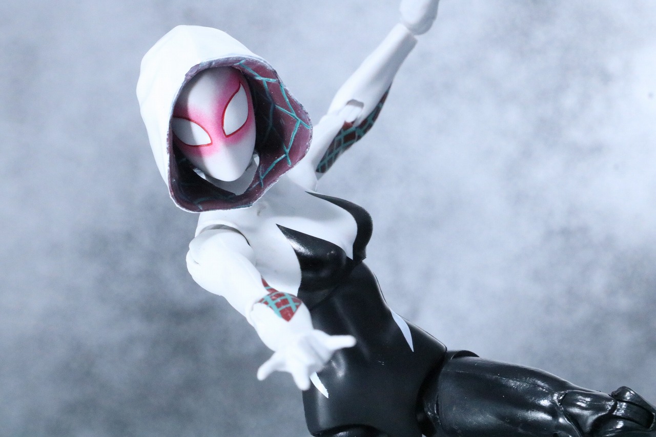 マーベルレジェンド　スパイダーグウェン　レビュー　スパイダーバース　アクション