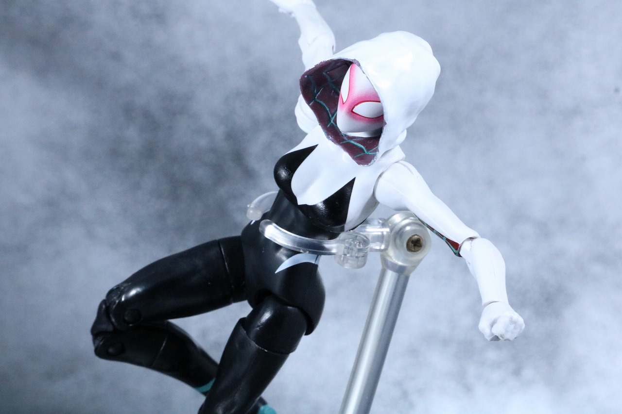 マーベルレジェンド　スパイダーグウェン　レビュー　スパイダーバース　アクション