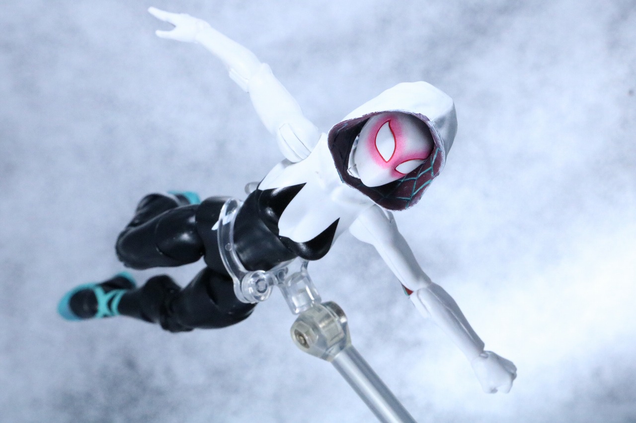 マーベルレジェンド　スパイダーグウェン　レビュー　スパイダーバース　アクション