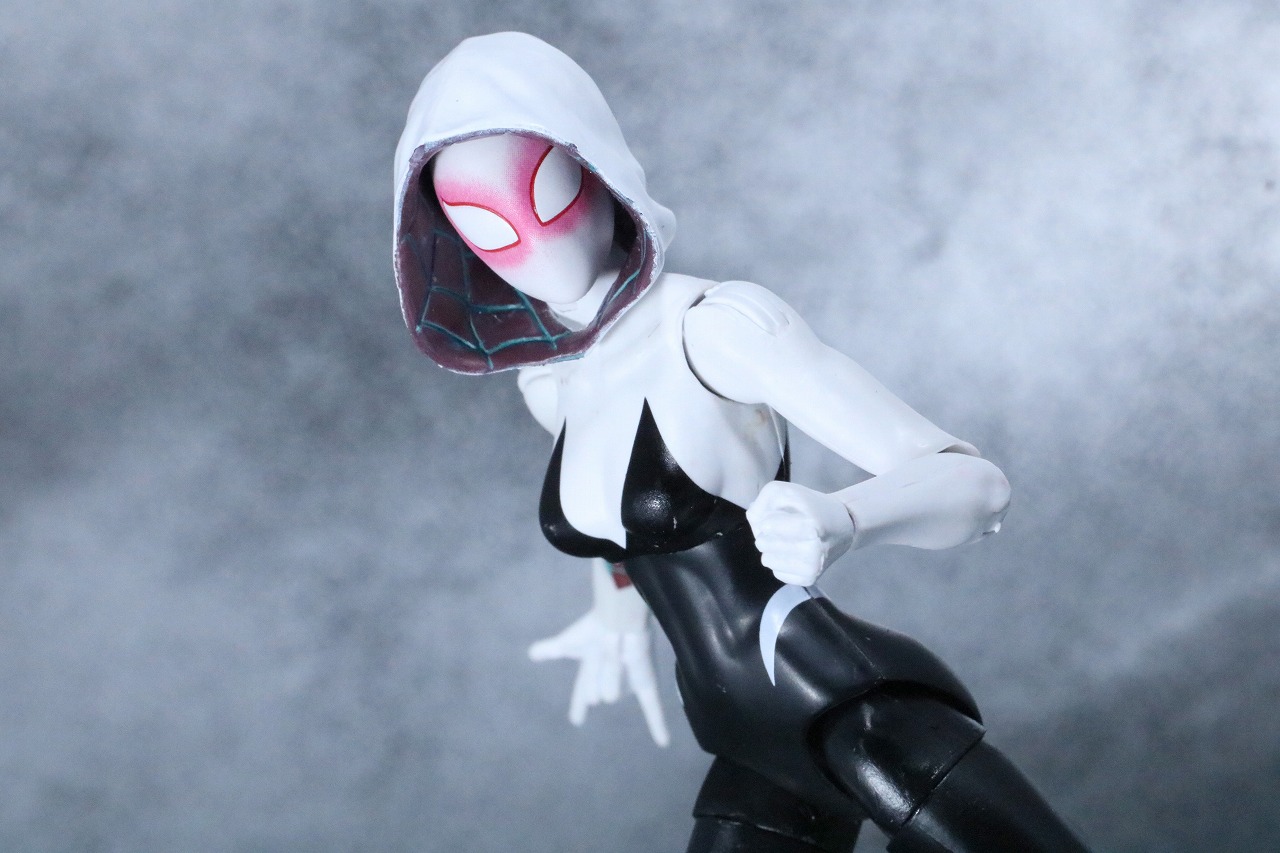 マーベルレジェンド　スパイダーグウェン　レビュー　スパイダーバース　アクション