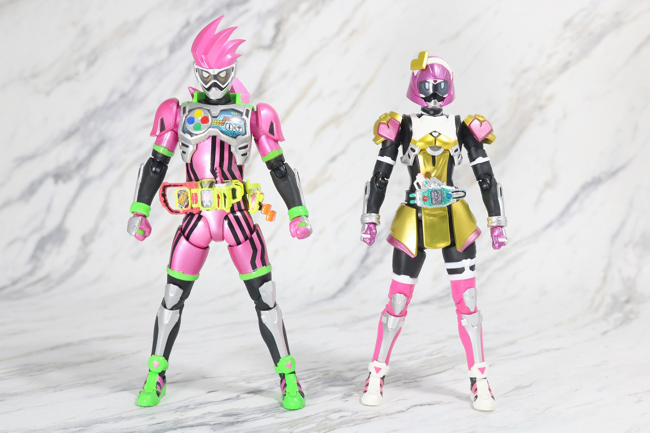 S.H.フィギュアーツ　仮面ライダーポッピー　ときめきクライシスゲーマー　レベルX　レビュー　全身　仮面ライダーエグゼイド