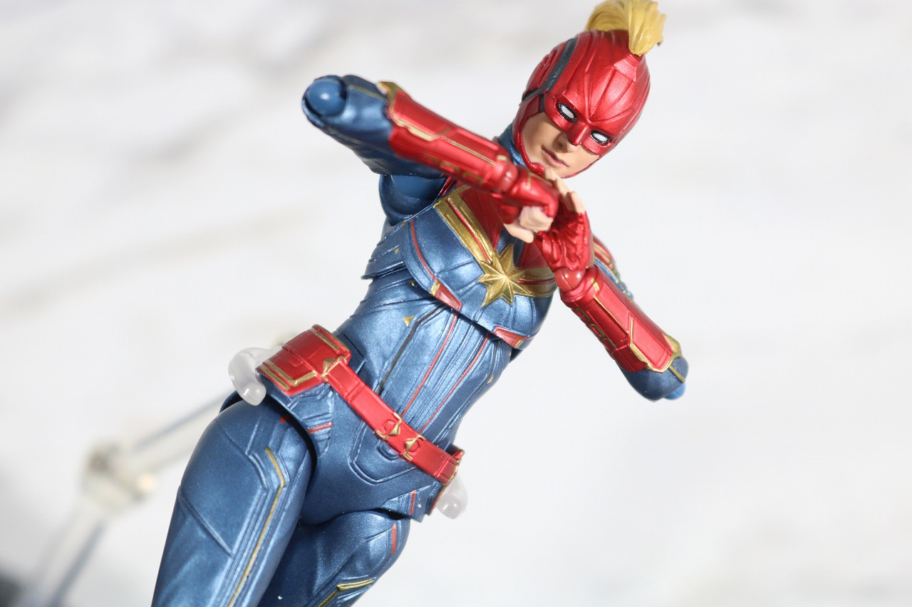 S.H.フィギュアーツ　キャプテンマーベル　レビュー　アクション