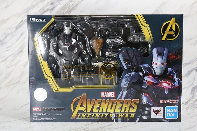 S.H.フィギュアーツ　ウォーマシン　マーク4　レビュー　アベンジャーズ／インフィニティウォー　パッケージ