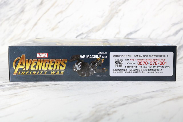 S.H.フィギュアーツ　ウォーマシン　マーク4　レビュー　アベンジャーズ／インフィニティウォー　パッケージ