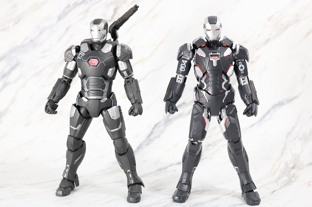 S.H.フィギュアーツ　ウォーマシン　マーク4　レビュー　アベンジャーズ／インフィニティウォー　全身　ウォーマシン　マーク3　比較