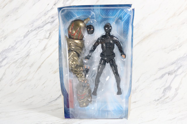 マーベルレジェンド　スパイダーマン　ステルスーツ　レビュー　パッケージ