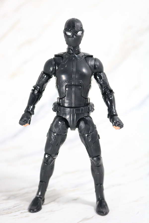 マーベルレジェンド　スパイダーマン　ステルスーツ　レビュー　全身