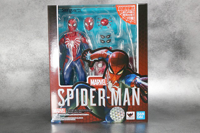 S.H.フィギュアーツ　スパイダーマン アドバンス・スーツ（Marvel's Spider-Man）　レビュー　パッケージ