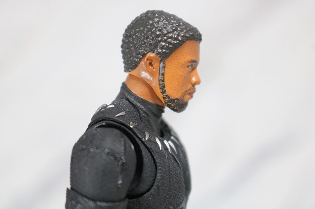 MAFEX　ブラックパンサー　レビュー　付属品　ティ・チャラ頭部