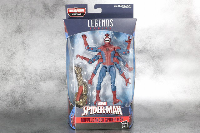 マーベルレジェンド　ドッペルゲンガー　スパイダーマン　レビュー　パッケージ