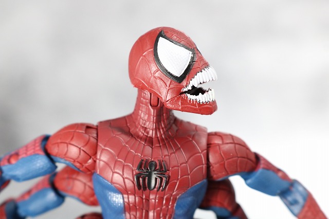 マーベルレジェンド　ドッペルゲンガー　スパイダーマン　レビュー　可動範囲