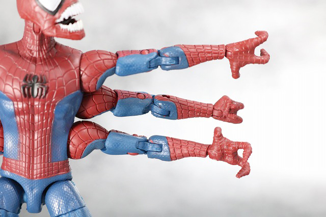 マーベルレジェンド　ドッペルゲンガー　スパイダーマン　レビュー　可動範囲