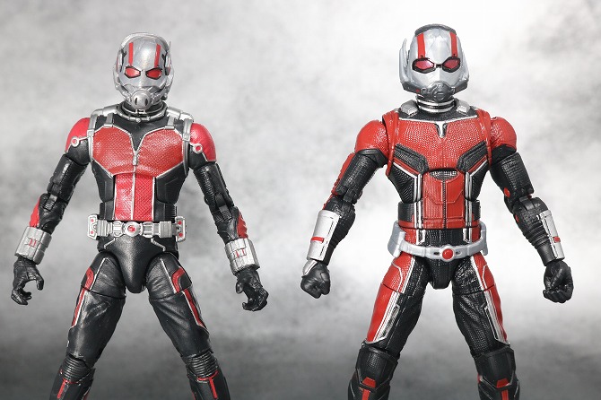 マーベルレジェンド　アントマン　MCU10周年　レビュー　全身　アントマン＆ワスプ　比較