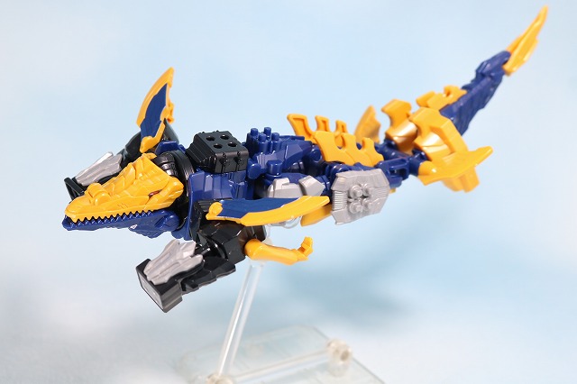 ミニプラ　キシリュウネプチューン　モサレックス　レビュー　全身