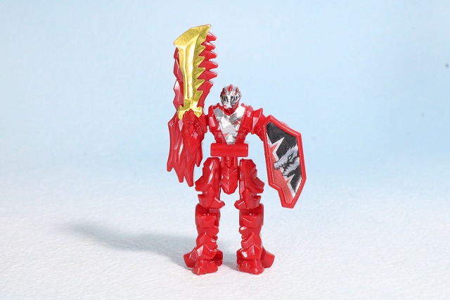 ミニプラ　キシリュウネプチューン　リュウソウル・ナイトモード　レビュー　全身