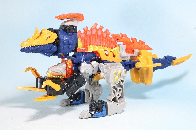 ミニプラ　キシリュウネプチューン　スピノサンダー　レビュー　全身