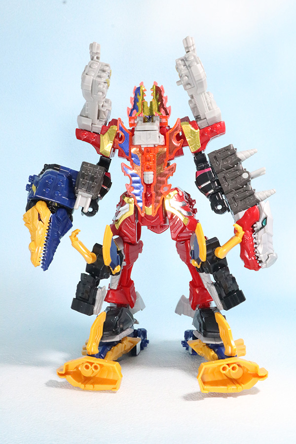 ミニプラ　キシリュウネプチューン　ギガントキシリュウオー　レビュー　全身