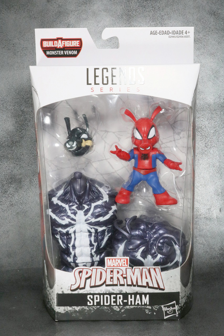 マーベルレジェンド　スパイダーハム　レビュー　パッケージ
