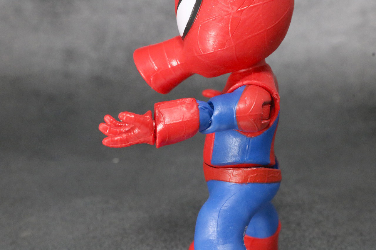 マーベルレジェンド　スパイダーハム　レビュー　可動範囲