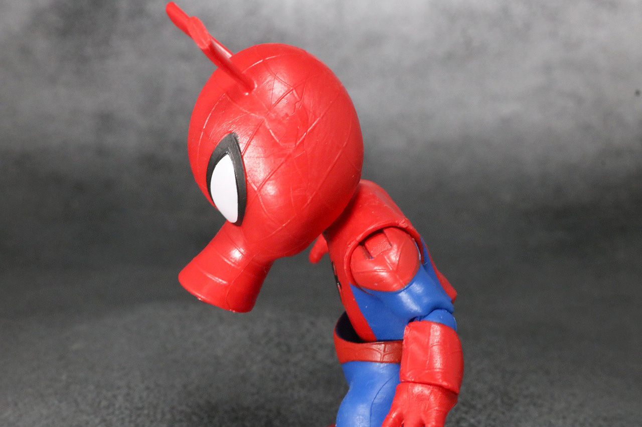 マーベルレジェンド　スパイダーハム　レビュー　可動範囲