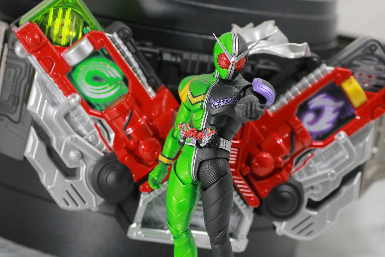 コンプリートセレクション モディフィケーション　ダブルドライバー　Ver.1.5　レビュー　コンセレ　CSM　COMPLETE SELECTION MODIFICATION　アクション　S.H.フィギュアーツ　仮面ライダーW サイクロンジョーカー　真骨彫製法