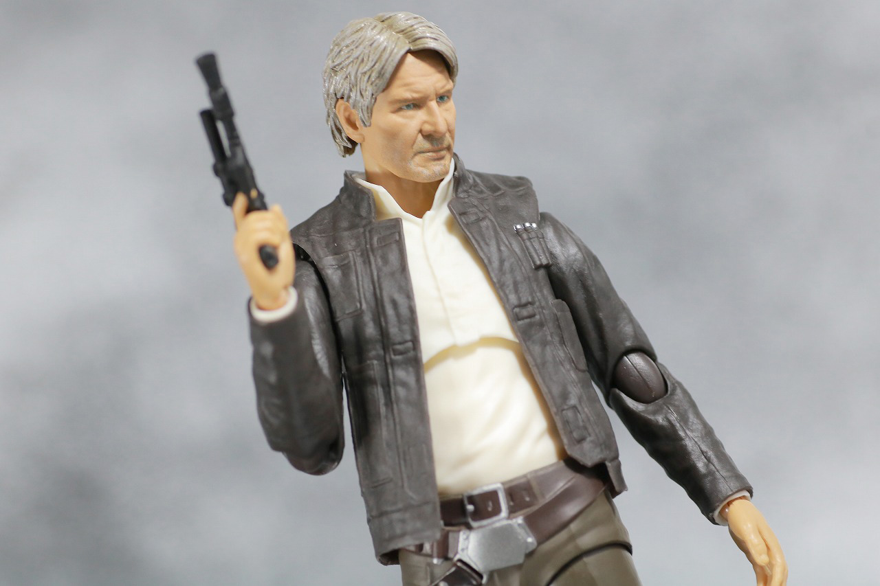 S.H.フィギュアーツ　ハン・ソロ　スターウォーズ：フォースの覚醒　レビュー　アクション