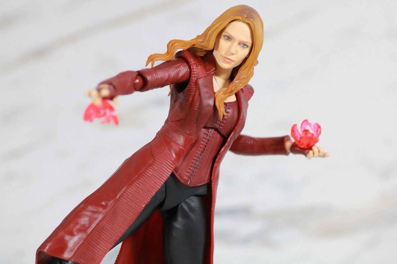 S.H.フィギュアーツ　スカーレット・ウィッチ　アベンジャーズ／インフィニティウォー　レビュー　アクション
