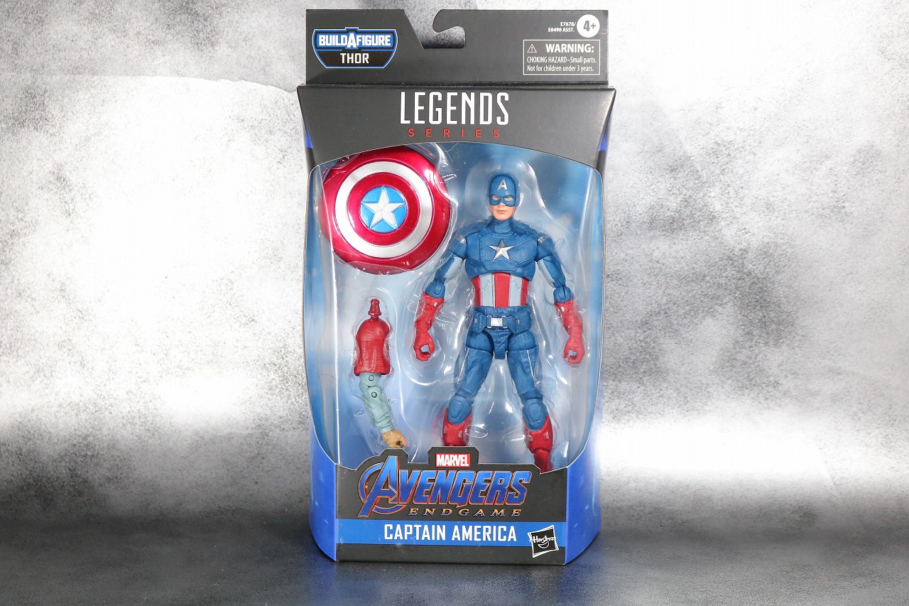 マーベルレジェンド　キャプテンアメリカ　アベンジャーズ／エンドゲーム　レビュー　パッケージ