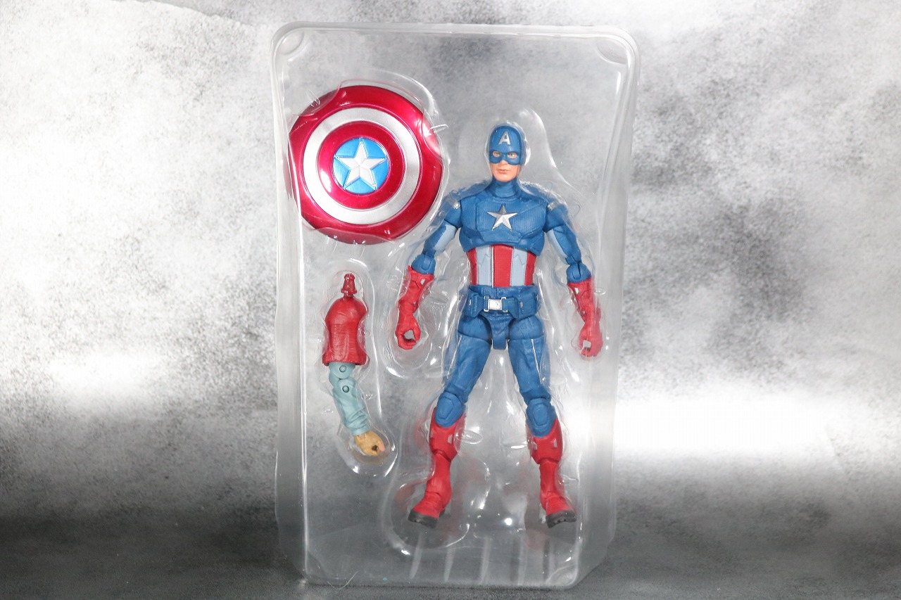 マーベルレジェンド　キャプテンアメリカ　アベンジャーズ／エンドゲーム　レビュー　パッケージ