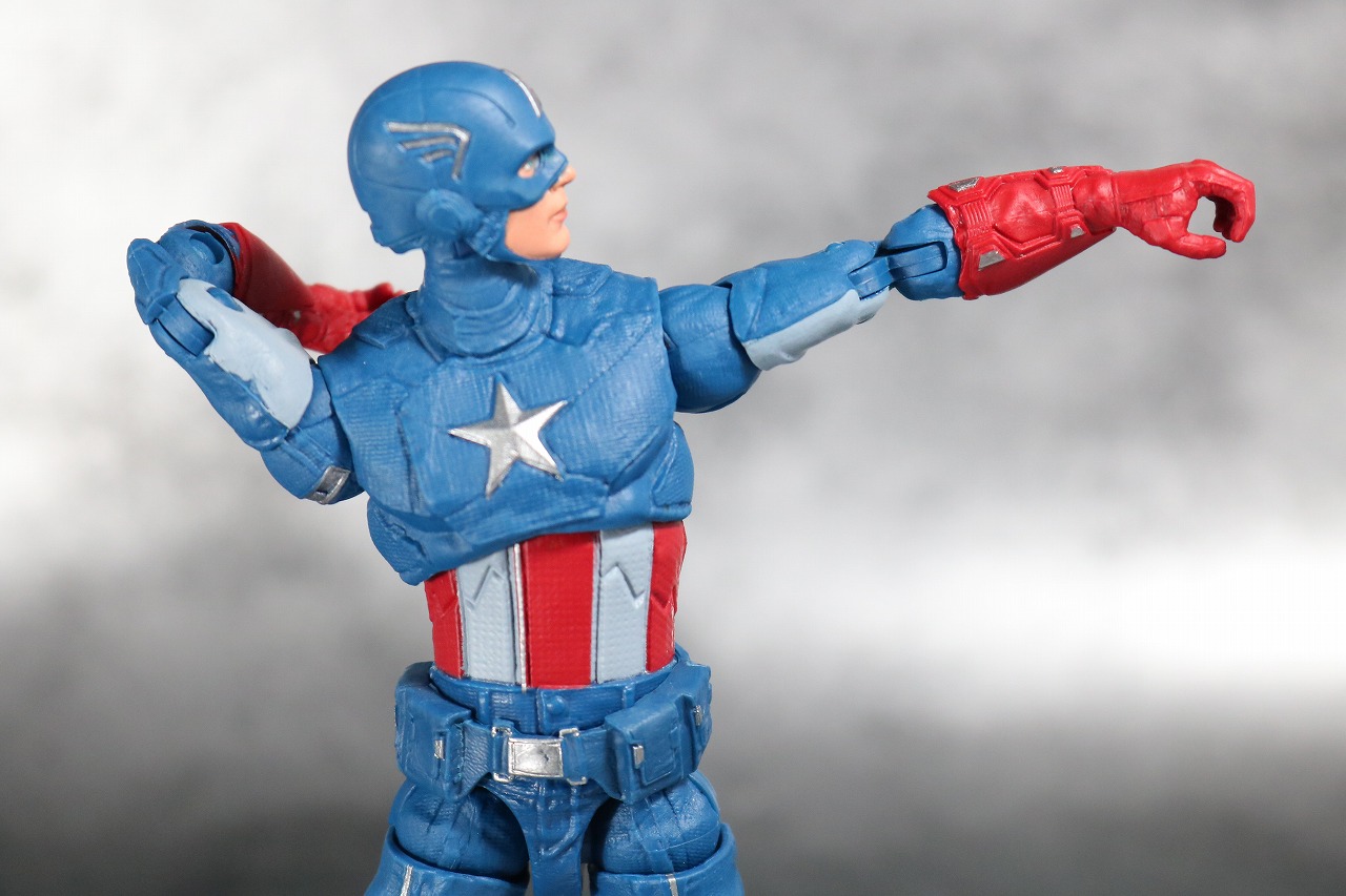 マーベルレジェンド　キャプテンアメリカ　アベンジャーズ／エンドゲーム　レビュー　可動範囲