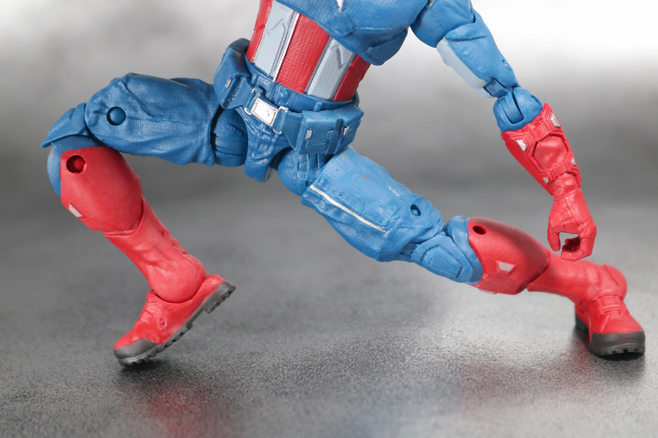 マーベルレジェンド　キャプテンアメリカ　アベンジャーズ／エンドゲーム　レビュー　可動範囲