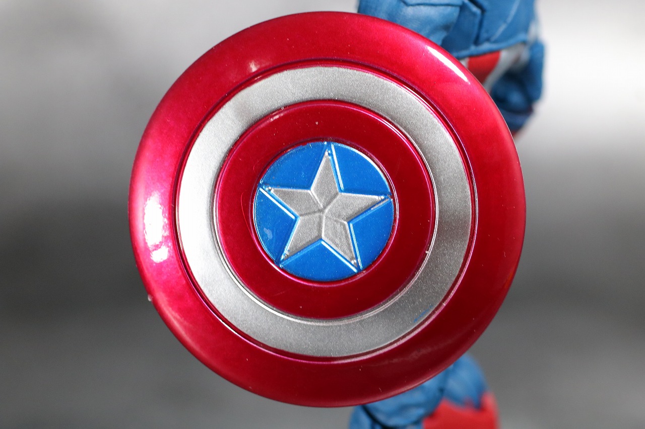 マーベルレジェンド　キャプテンアメリカ　アベンジャーズ／エンドゲーム　レビュー　付属品　シールド