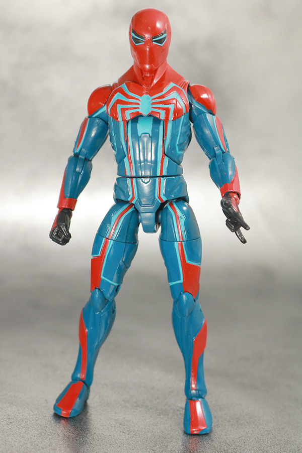 マーベルレジェンド　スパイダーマン　ベロシティスーツ　レビュー　全身