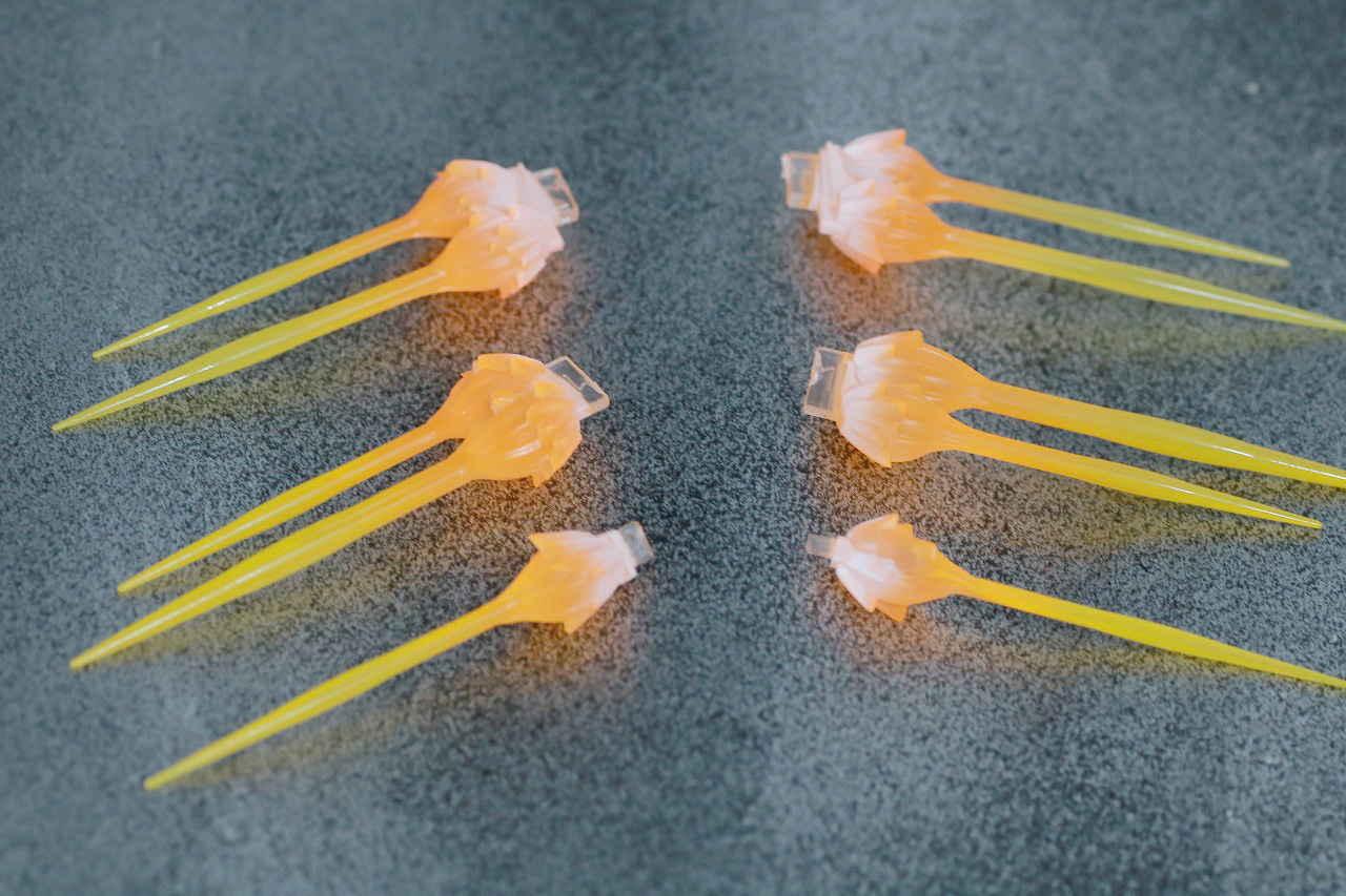 S.H.フィギュアーツ　アイアンマン マーク85　FINAL BATTLE EDITION　レビュー　付属品　ナノ・ライトニング・リフォーカサー用のエフェクトパーツ