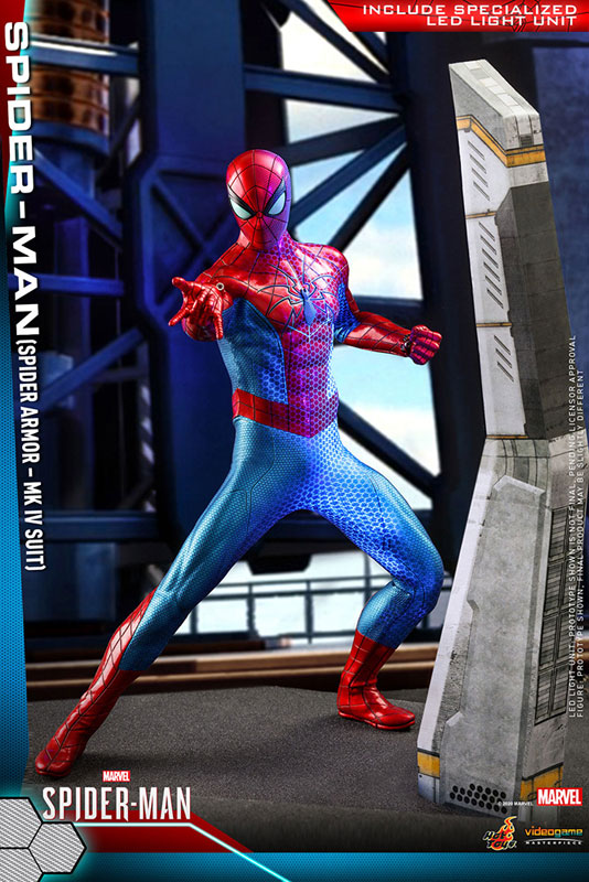 ホットトイズ ビデオ・ゲームマスターピース　スパイダーマン（スパイダー・アーマー MK IV）