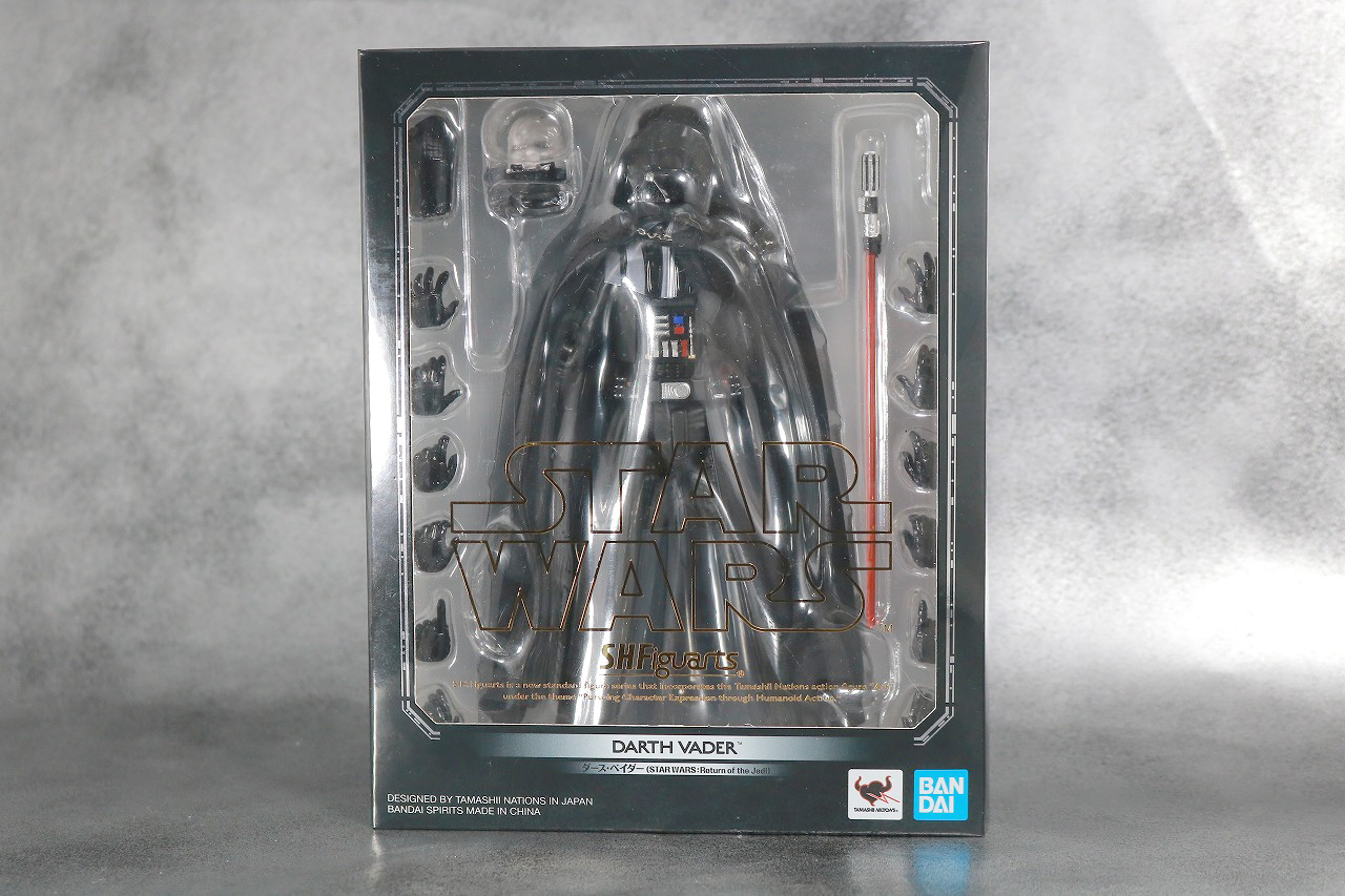 S.H.フィギュアーツ　ダースベイダー（Return of Jedi）　レビュー　パッケージ
