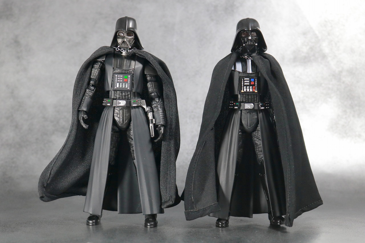 S.H.フィギュアーツ　ダースベイダー（Return of Jedi）　レビュー　全身　A NEW HOPE　比較
