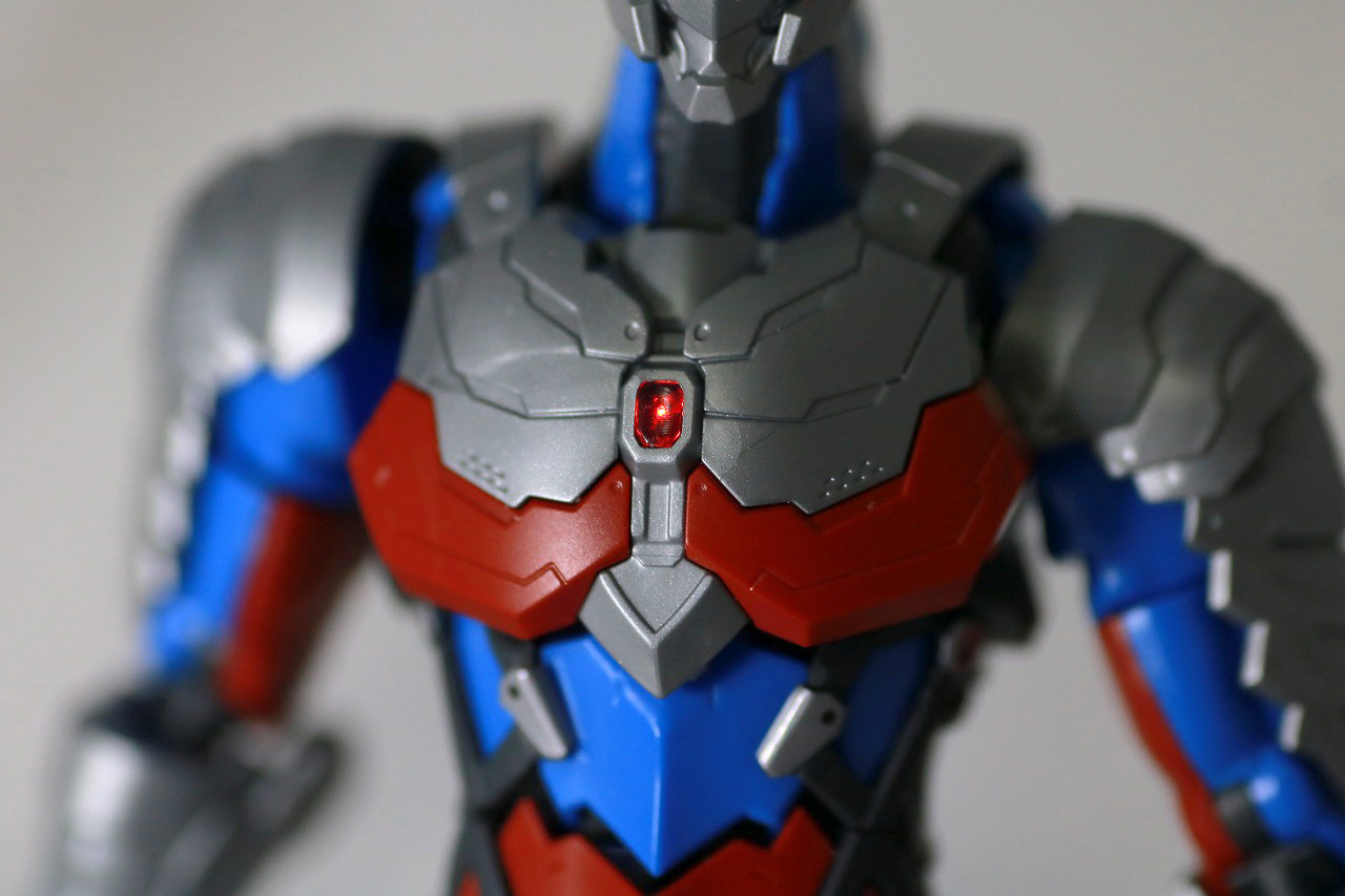 Figure-rise Standard ULTRAMAN ZERO SUIT　ウルトラマンゼロ　レビュー　LEDユニット　発光ギミック